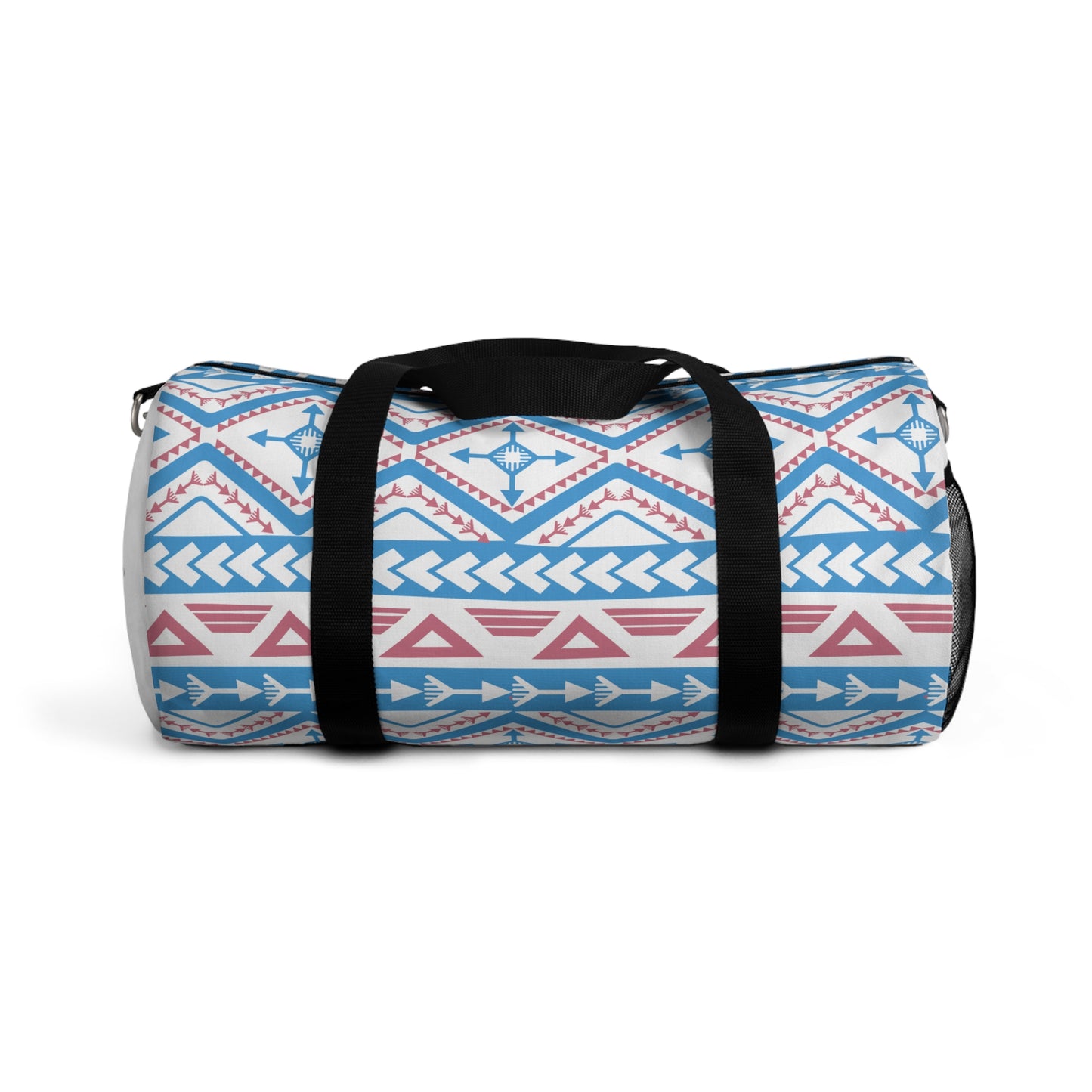 Duffel Bag, Blue Pattern